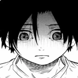 ♠️ 00038ec9 动漫, 漫画, 男孩, 担心, 黑发, 情感, 青少年 telegram sticker