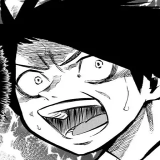 ♠️ 0cb3e4bf 动漫, 漫画, 卡通, 情感, 震惊, 害怕, 面部表情 telegram sticker