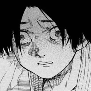 ♠️ a60ad9d6 动漫, 漫画, 角色, 黑白, 表情, 插画 telegram sticker