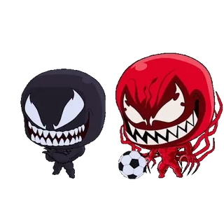 ⚽️ 343e244a Venom Venom, Carnage, Marvel, Cómic, Simbionte, Villano telegram sticker