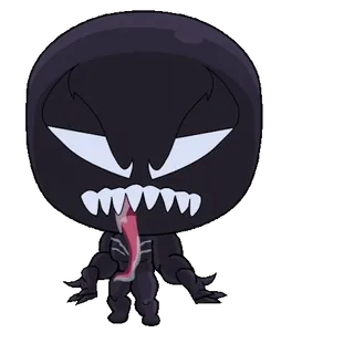 🤷‍♂️ 452e059d Venom Venom, Marvel, Superhéroe, Simbionte, Dibujos animados, Cómic, Personaje telegram sticker