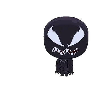 😵 45b08d1a Venom Venom, Marvel, simbionte, antihéroe, personaje de cómic, superhéroe telegram sticker
