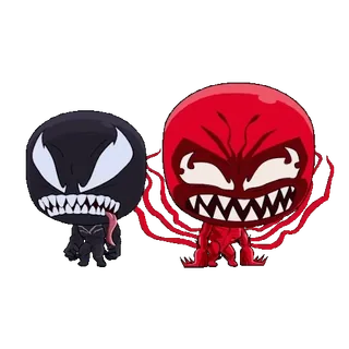 😴 4b57f6ff Venom Venom, Carnage, Marvel, superhéroe, villano, simbionte, cómic telegram sticker