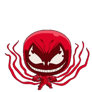 👍 a8a22d93 Carnage Carnage, Marvel, Supervillano, Cómic, Antihéroe, Simbiote, Villano telegram sticker