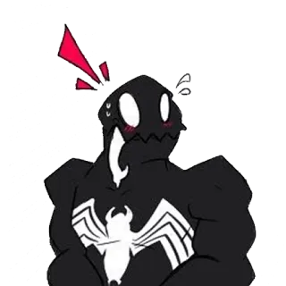 Venomous Husbando whatsapp stickers