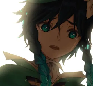 😢 2fac26a6 Venti VENTI Anime, Personaje, Videojuego, Venti, Llorar whatsapp sticker