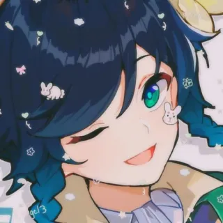 ☺️ 70f2d352 Venti Genshin Impact venti, genshin impact, anime, videojuego, personaje whatsapp sticker