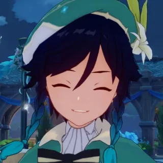 😃 0d6ee1f8 Venti Genshin Impact 动漫, 游戏, 温迪, 原神, 执政 telegram sticker