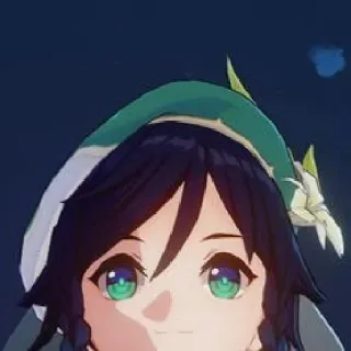 🤐 524b8020 Venti Genshin Impact 动漫, 温迪, 原神, 游戏, 角色 telegram sticker