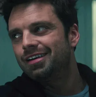 📟 7a985e9d Bucky Barnes Sebastian Stan, Marvel, Zimowy Żołnierz, superbohater, mężczyzna telegram sticker