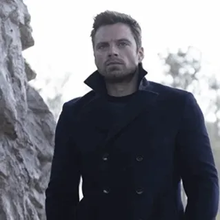 📟 98429320 Bucky Barnes Bucky Barnes, Zimowy Żołnierz, Marvel, Sebastian Stan, superbohater, żołnierz telegram sticker