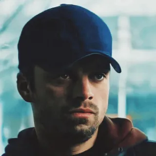 📟 a86ae284 Bucky Barnes Bucky Barnes, Marvel, Aktor, Bohater, Sebastian Stan, Postać komiksowa telegram sticker