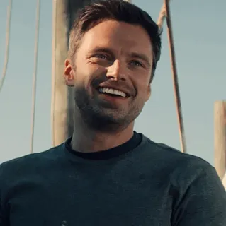 🍓 04ff0629 Bucky Barnes Bucky Barnes, smile, man, person telegram sticker