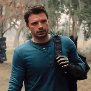 🍓 0b69dad1 Bucky Barnes Bucky Barnes, Sebastian Stan, Marvel, Winter Soldier, superhero, comic book character telegram sticker