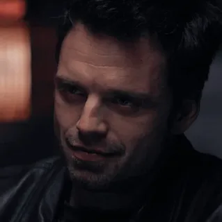 🍓 64766580 Bucky Barnes Bucky Barnes, Sebastian Stan, Marvel, character, man, actor, movie, smile telegram sticker