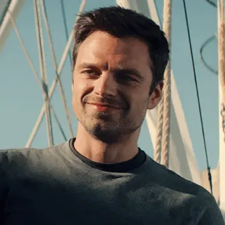 🍓 e5920788 Sebastian Stan actor, celebrity, portrait, man, smile telegram sticker