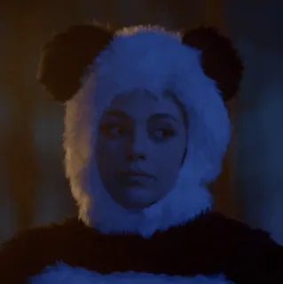 🥚 c9a6253e Panda, Costume, Fille, Portrait, Fourrure, Animal whatsapp sticker