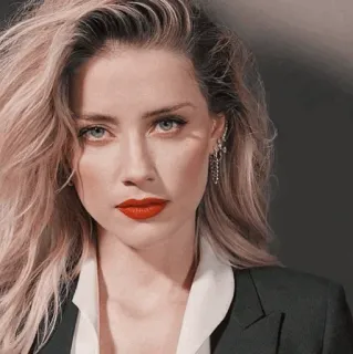 🐬 24f667eb Amber Heard actriz, retrato, mujer, celebridad, persona telegram sticker