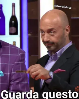 😐 81aceec7 Guarda questo memasak, italia, makanan, juri, pria telegram sticker