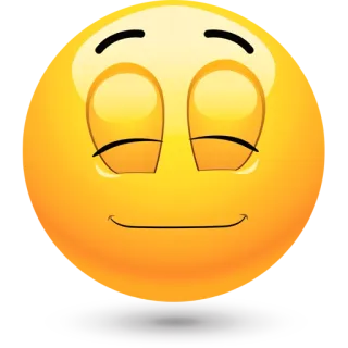 ☺️ a469d330 Emoji, Smiley, Kuning, Wajah, Tenang, Damai, Zen telegram sticker