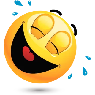 😂 f0cbd9ba Emoji, Smiley, Senang, Wajah, Kuning, Tertawa telegram sticker