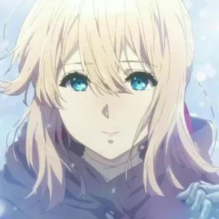 Violet Evergarden By: @FuckingShelby telegram stickers