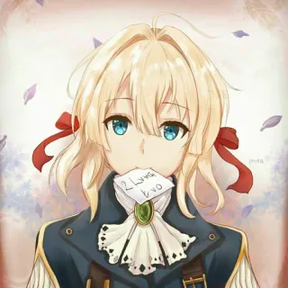 Violet Evergarden By: @FuckingShelby telegram stickers