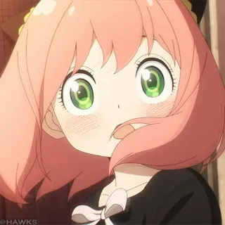 🍥 350870a6 Anya Spy x Family Anime, Spy x Family, Anya, Postać, Słodkie, Forger telegram sticker