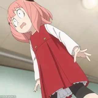 🍥 41221a39 Anya Forger Spy x Family Anime, Kreskówka, Dziewczyna, Spy x Family, Anya Forger, Słodkie, Śmieszne telegram sticker