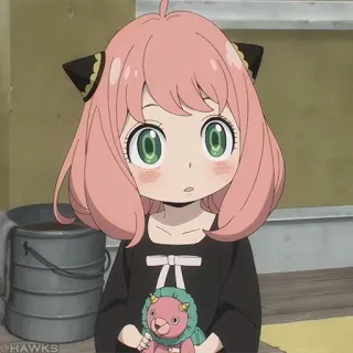 🍥 73e13c89 Anya Spy x Family Anime, Kreskówka, Dziecko, Dziewczyna, Anya Forger, Spy x Family telegram sticker