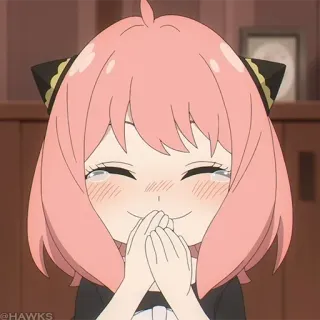 🍥 822ea292 Anya Forger Spy x Family Anime, Spy x Family, Anya Forger, Kreskówka, Postać telegram sticker