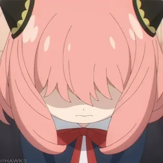 🍥 dbeeb835 Anya Forger Spy x Family Anime, Spy x Family, Anya Forger, Kreskówka, Słodkie, Kawaii telegram sticker