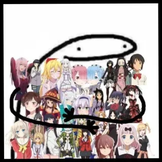 🌚 59aeba79 anime, characters, sticker, cartoon telegram sticker