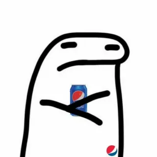 🌚 d3ef7679 PEPSI pepsi, soda, drink, can, cartoon, beverage telegram sticker