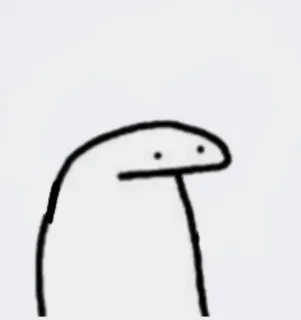 😐 f655cb7b doodle, stick figure, simple, cartoon telegram sticker