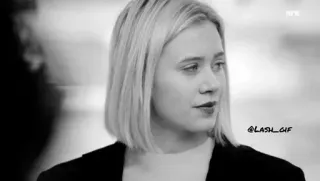 🖤 e905f2d1 @LASH_GIF GIF, ขาวดำ, ผู้หญิง, คน whatsapp sticker