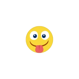 😛 16ec943c 表情符号, 舌头, 笑脸, 脸 telegram sticker