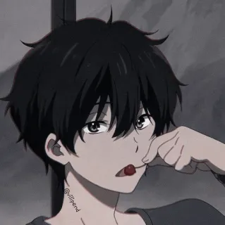 🎟 4bb44987 Villipend อนิเมะ, เด็กผู้ชาย, อมยิ้ม, การ์ตูน, แอนิเมชัน, ตัวละคร, มังงะ telegram sticker