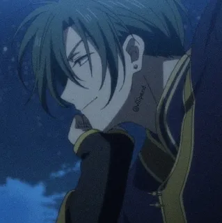 🎟 caa17015 @viiberd อนิเมะ, ตัวละคร, ภาพเหมือน, ผู้ชาย, ดิจิทัลอาร์ต telegram sticker