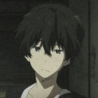 🎟 fbee4ccf @viipend อนิเมะ, เด็กผู้ชาย, เศร้า, ศิลปะดิจิทัล, ภาพเหมือน telegram sticker