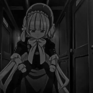 ♠️ 5e84ecb3 アニメ, 女の子, ゴシック, ドレス, 電車, 漫画 telegram sticker