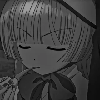 ♠️ a2ad7c4a アニメ, 女の子, パイプ, 喫煙, マンガ telegram sticker