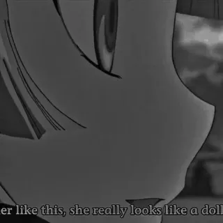 ♠️ c4f94089 er like this, she really looks like a doll アニメ, 人形, キャラクター, アニメーション telegram sticker