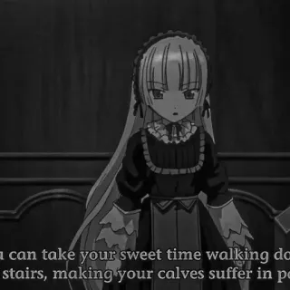 ♠️ d5902b99 a can take your sweet time walking do
stairs, making your calves suffer in po アニメ, 女の子, 階段, 歩く telegram sticker