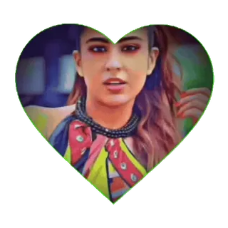 🔥 9d28c4c2 potret, wanita, hati, orang, stiker telegram sticker