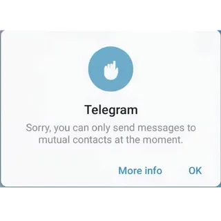 👥 db838c2c Telegram
Sorry, you can only send messages to
mutual contacts at the moment.
More info
OK telegram, pesan, kontak, komunikasi, info telegram sticker