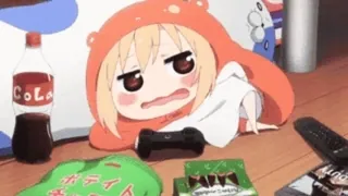 🙂 44448108 Umaru Doma Himouto! Umaru-chan 动漫, 小埋, 干物妹！小埋, 卡通, 游戏 telegram sticker