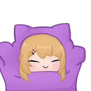 💃 d6119ee1 Мультфильм, Милый, Каваий, Животное whatsapp sticker