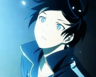 🤯 838d0359 Аниме, Манга, Мультфильм, Персонаж, Парень, Синий whatsapp sticker