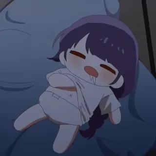 🥱 07daa6c7 Boneka kain, Boneka, Kartun, Anime, Mengantuk, Lucu whatsapp sticker